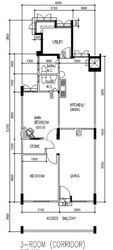Blk 117 Kebun Baru Heights (Ang Mo Kio), HDB 3 Rooms #479621801